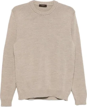 Zanone Ribbed-knit Crew-neck Wool Jumper