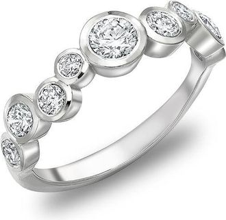 Dower & Hall 18k Gold & Diamond Cascade Ring - 0.75ct