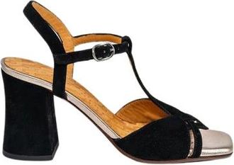 Chie Mihara High Heel Sandalen - Dames - Sandalen met hakken - Zwart - 36 EU - Leer - Schoenen