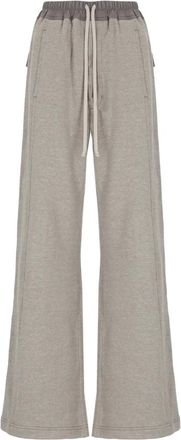 Rick Owens Broeken, Dames, Grijs, M, Katoen, Pusher Pants
