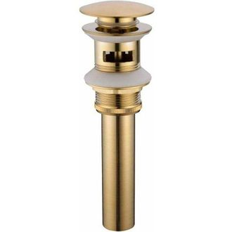 OEM Desag&uuml;e Y Accesorios Para Lavabos Y Fregaderos En Lat&oacute;n Dorado Cepillado - Drenaje De Aguas Residuales, Forehill-crezuo