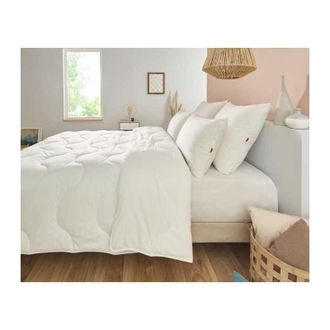 Dodo Couette 240x260 Cm Dodo Champs De Lin - Chaude - 450g/m&sup2; - Couette 2 Personnes -douce Et Chaude -anti-acariens Antibact&eacute;riens