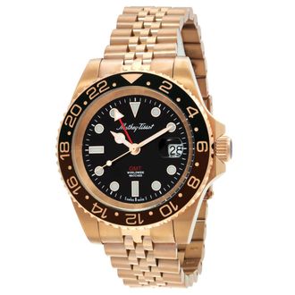 Mathey-Tissot GMT Quartz Black Dial Mens Watch H903PRN