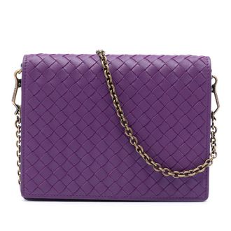 Bottega Veneta Pre-owned Bottega Veneta Nappa Intrecciato Wallet On Chain Ladies 878PHFF6UQ4M0TMJ