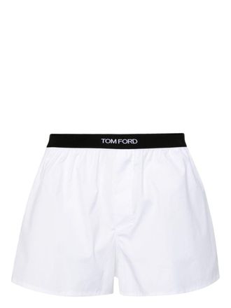 Tom Ford logo-waistband boxer shorts - White