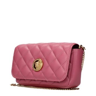 Versace Leather Crossbody Bag - Pink