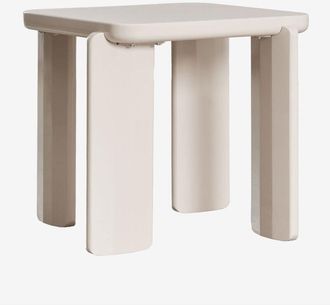 Sklum Mesa auxiliar cuadrada 50x50 cm en MDF Ginebra SKLUM