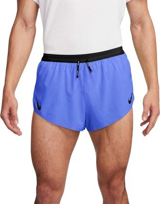 Nike Heren Aero 2 in 1 Hardloopshort (Saffier)