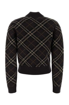 Burberry 8114204 B2412 Truffleipcheck Maglieria Sweater