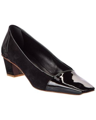 Roger Vivier Suede & Patent Pump