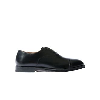 Scarosso Beaumont Black Oxfords - Handgemaakt - Heren - Veterschoenen - Zwart - 46 EU - Leer - Schoenen