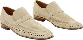 John Varvatos Merida Loafer in Light Grey at Nordstrom, Size 11.5