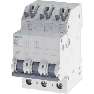 SIEMENS 5sj63166ks Interruptor Autom&aacute;tico 3 Polos 16 A B/6 Ka