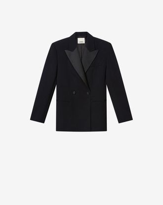 Isabel Marant Ranyae Wool Jacket - Women - Black - Size 34 - Isabel Marant