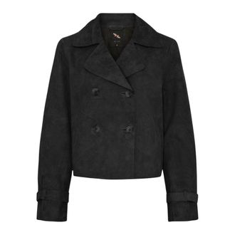 BTF-CPH Leren jas - Dames - Leren en Su&egrave;de Jassen - Zwart - XL - Leer - Jassen
