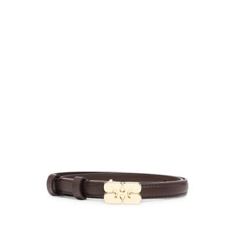 Ganni Kat Riem - Dames - Riemen - Bruin - M/L - Leer - Accessoires