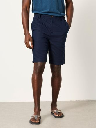 Fat Face FatFace Salcombe Navy Linen Cotton Shorts