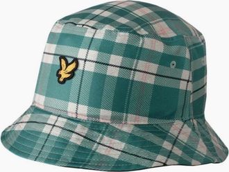 Lyle & Scott Mens Lyle & Scott Tartan Bucket Hat - Blue - Size: ONESIZE