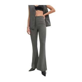 Gestuz Pantaloni a gamba larga - - Trousers - Donna - Grigio - M