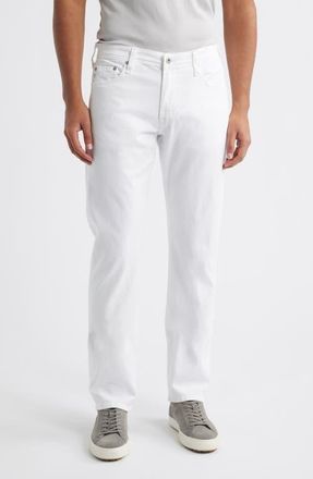 AG - Adriano Goldschmied Protégé Straight Leg Jeans in White at Nordstrom, Size 34 X 34