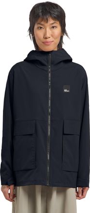 Jack Wolfskin Funktionsjacke JACK WOLFSKIN TERRACADE JKT W, Damen, Gr. XS, blau (schwarz, navy), Obermaterial: 100% Polyester, Jacken Funktionsjacke