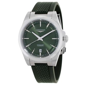Longines Conquest Automatic Green Dial Watch L37204029