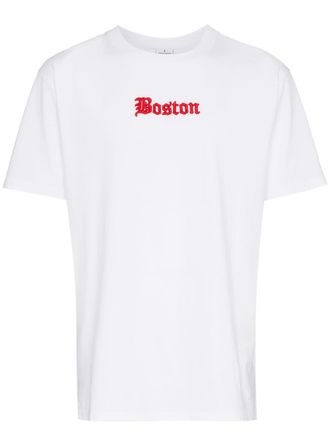 Marcelo Burlon Boston Red Sox T-Shirt - men - Cotton/Polyester - S - White