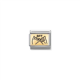 Nomination Unisex Friendship Links Bracelet In Bff Hands