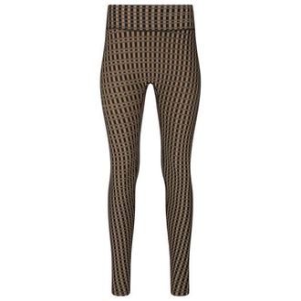 ENDURANCE Fleurie Printed Tights Leggings f&uuml;r Damen | braun