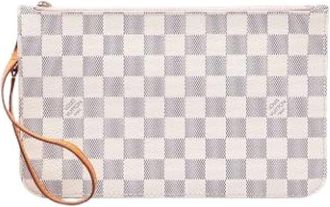 Louis Vuitton Pochette Pre-owned in tela Damier - - Pre-owned - Donna - Bianco - ONE SIZE