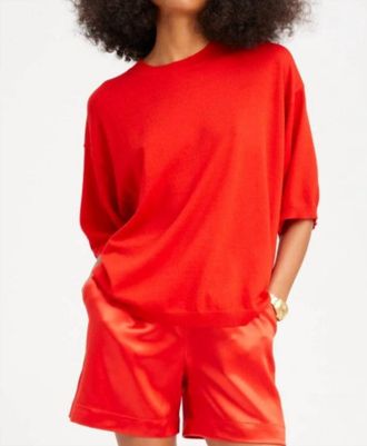 SPRWMN Boxy T-Shirt In Red