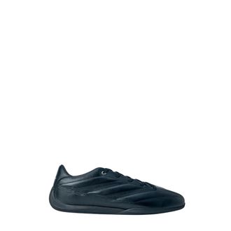 Yohji Yamamoto Schoenen, Heren, Zwart, 43 EU, Leer, Lage Leren Sneakers