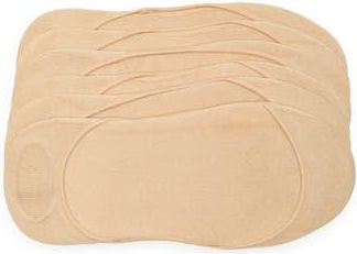 Hue Ultra Low 6-Pack Liner Socks in Cream Pack at Nordstrom Rack, Size Small/medium