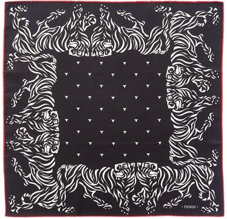 Fendi Fendi Foulard Silk Scarf