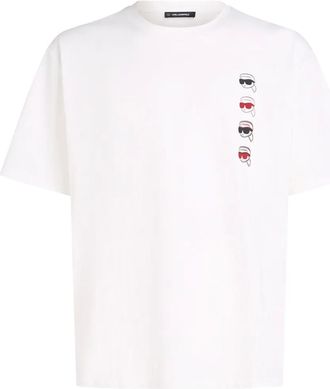 Karl Lagerfeld T-shirt con grafica - Bianco