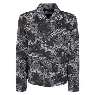 Les Deux Rose Jacquard Overshirt - Heren - Jassen - Veelkleurig - Maat: M Katoen