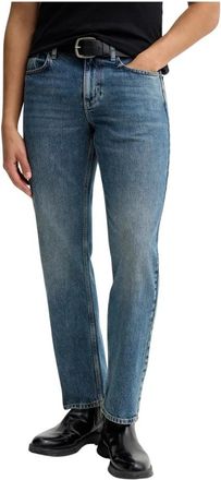 Karl Lagerfeld Straight Jeans - Heren - Regular Fit Jeans - Blauw - W32 L32 - Katoen - Jeans