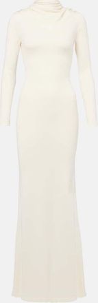 Aya Muse Abito lungo Viva in maglia di seta e cashmere