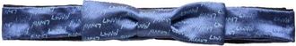 Lanvin Accessoires, Heren, Blauw, ONE Size, Papillon Strik