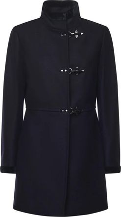 Fay Virginia Coat - Dames - Mantel - Zwart - XS - Wol - Jassen