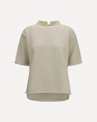 Bottega Veneta T-shirt in maglia in misto lana e cashmere Woman M