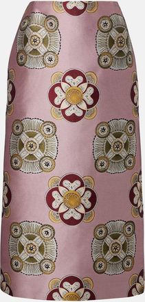 La DoubleJ Gonna a tubino in jacquard