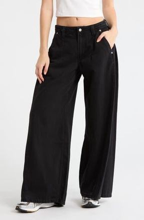 Free People Block Party Pleated Boyfriend Jeans in Street Light at Nordstrom Rack, Size 27