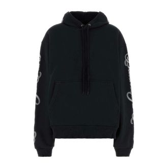 Balenciaga Hoodies, male, Black, Size: S Oversized Hoodie