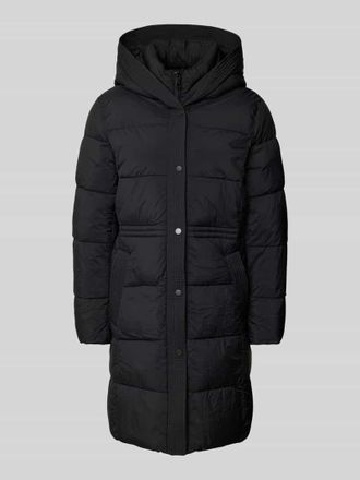 Jake*s Casual Steppmantel mit Kapuze in Black, Gr&ouml;&szlig;e 40