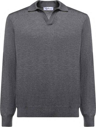 Giuliano Galiano Wool Polo Sweater