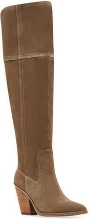 Blondo Windie Waterproof Over the Knee Boot in Taupe Sued at Nordstrom Rack, Size 5.5
