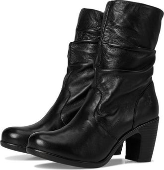 FLY London KLEI152FLY Womens Boots Black 1 : EU 37 (US Womens 6.5-7) M, Leather/Suede