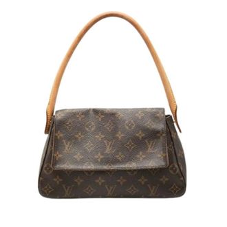 Louis Vuitton Pre-owned Shoulder Bags, female, Brown, Size: ONE SIZE Pre-owned Mini Looping