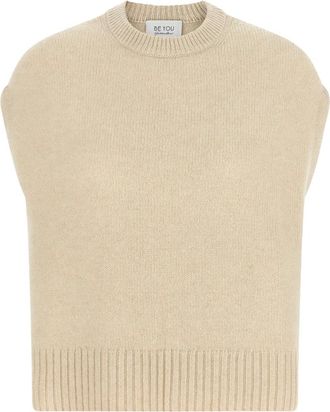 Be You Truien & Vesten, Dames, Beige, S, Kasjmier, 9040 Vest